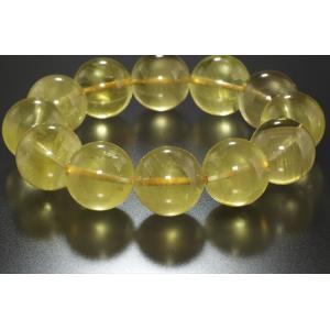 希少) 非加熱 シトリンファントムクォーツ 16mm ブレスレット