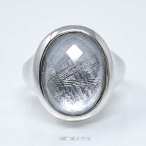ブラックギベオン メテオライト ブレスレット 8mm t352-1601 : 誠安