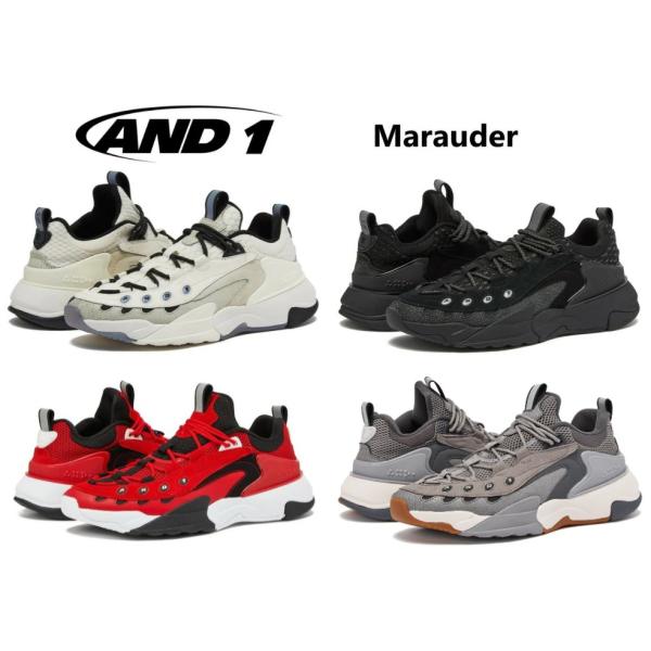 アンドワン AND1 メンズ レディース シューズ バッシュ ランニング Marauder パール ...