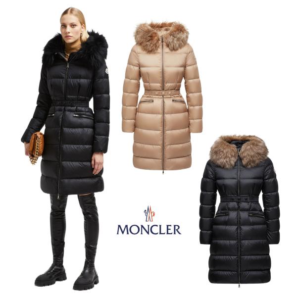 レディース ダウンジャケット MONCLER モンクレール Boedic Hooded Shearl...