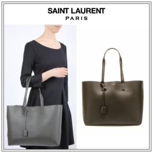 SAINT LAURENT　サンローラン　ショッピングバック　トートバッグ　ポーチ付き　在庫有り｜lustyle