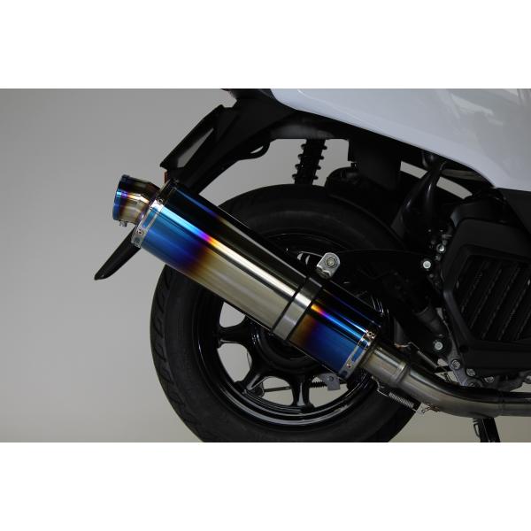 JOG ジョグ バイクマフラー 2BH-AY01 S346 ステンレス ブルーカラー マフラー カス...