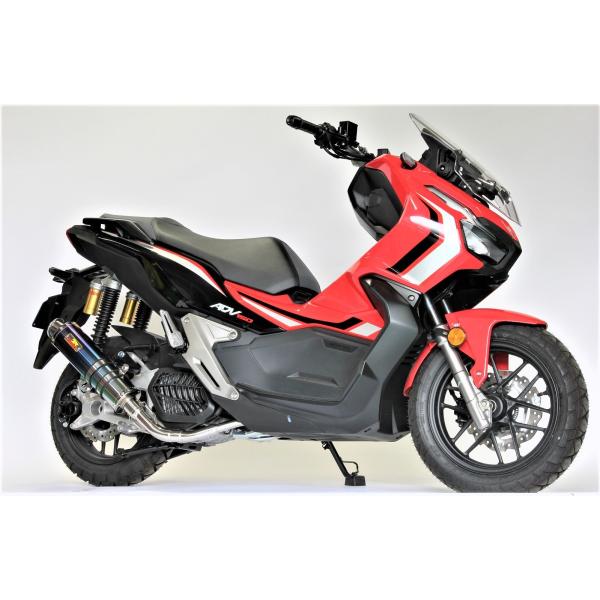 Realize ADV150 バイクマフラー 2BK-KF38 22Racing チタン マフラー ...