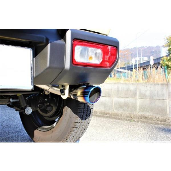 ジムニー マフラー 3BA-JB64W 3BA-JB74W 純正バンパー用 ノーマルバンパー用 1本...