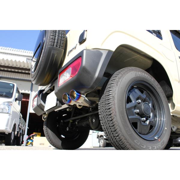 ジムニー マフラー 3BA-JB64W 3BA-JB74W 純正バンパー用 ノーマルバンパー用 Ty...