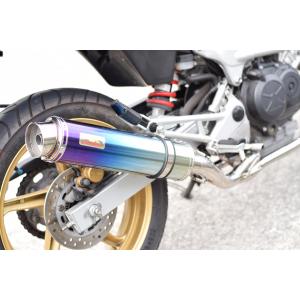 Realize VTR250 バイクマフラー VTR-F Type LD JBK-MC33  FI車専用 アリア チタン スラッシュタイプ (TypeS) マフラー リアライズ ホンダ カスタム パーツ