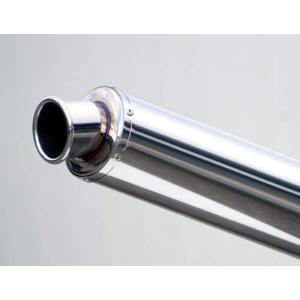 Realize 汎用サイレンサー 100φ×340mm 差込径 60.5φ カールタイプ TypeC ステンレスカラー バイクマフラー スリップオン カスタム 交換用 リアライズ