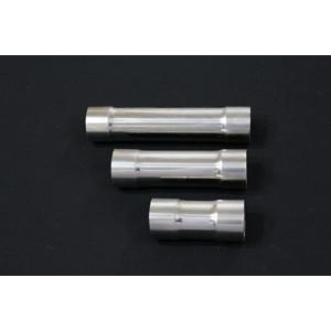 並行輸入品】汎用バイク 二輪エキゾーストアダプター ステンレス