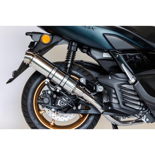 【国内メーカー HMS 製】 R300 ステンレス マフラー NMAX125 NMAX155  ( ...