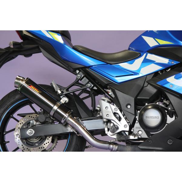 GSX250R バイクマフラー 2BK-DN11A 8BK-DN12B クーガ ステンレス ブラック...