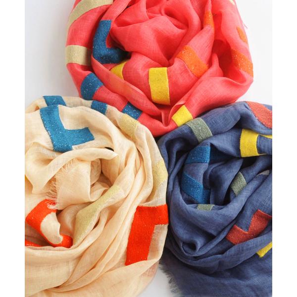 【SALE40%OFF】CITRUS シトラス LOVE IS LOVE リネンストール 薄手 レデ...