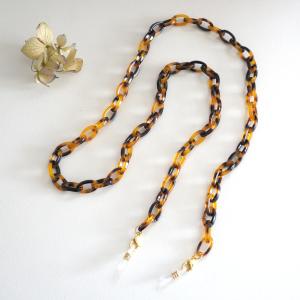 FENDI（フェンディ） 眼鏡チェーン グラスコード メタル ゴールド : JP