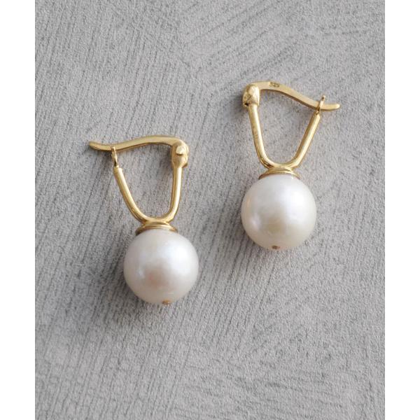 mounir (ムーニエ) バロックパールピアス ゴールド