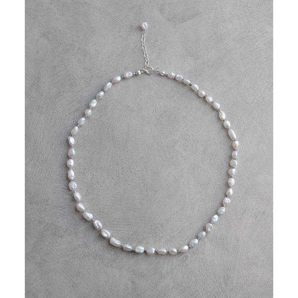 mounir (ムーニエ) ケシパールとラフダイヤモンドのネックレス