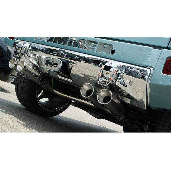 【CODE9】ハマー H2　オールステンレス ４本出し マフラーキット