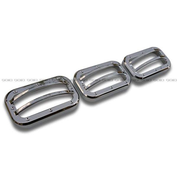 【CODE9】 HUMMER/ハマー H2　ビレット ルーフマーカーカバー 3PC　ディンプルタイプ