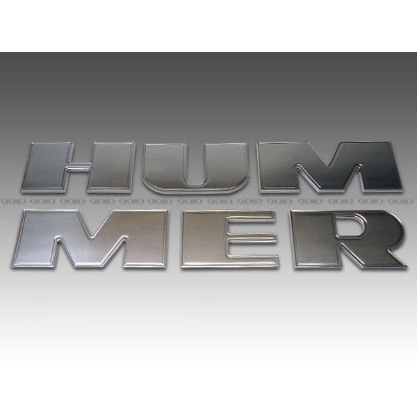 【CODE9】HUMMER/ハマー H2　ビレット リアバンパーレターロゴ　ラインタイプ