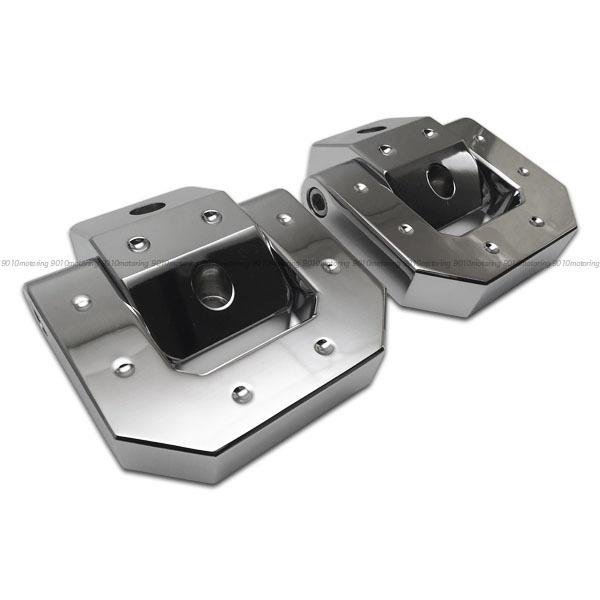 【CODE9】 ハマー H2　ビレット クロームメッキ リアフック Vr2 ディンプルタイプ