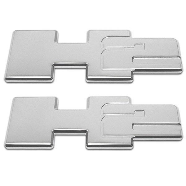 【CODE9】 HUMMER/ハマー H2 ビレット ロゴ エンブレム 2枚SET