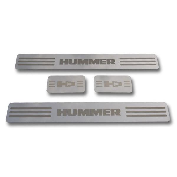 【CODE9】HUMMER/ハマー H3　ステンレス 鏡面 ドアシルプレート