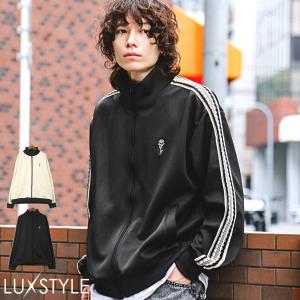 トラックジャケット メンズ アウター ジャージ ライン バイカラー