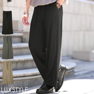 プリーツワイドイージーパンツ