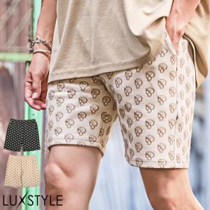 総柄ジャガードショートパンツ