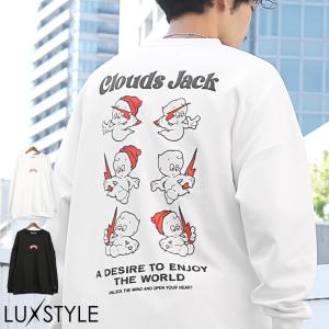 A.T.C in the atticクラウドジャックバックプリントトレーナー