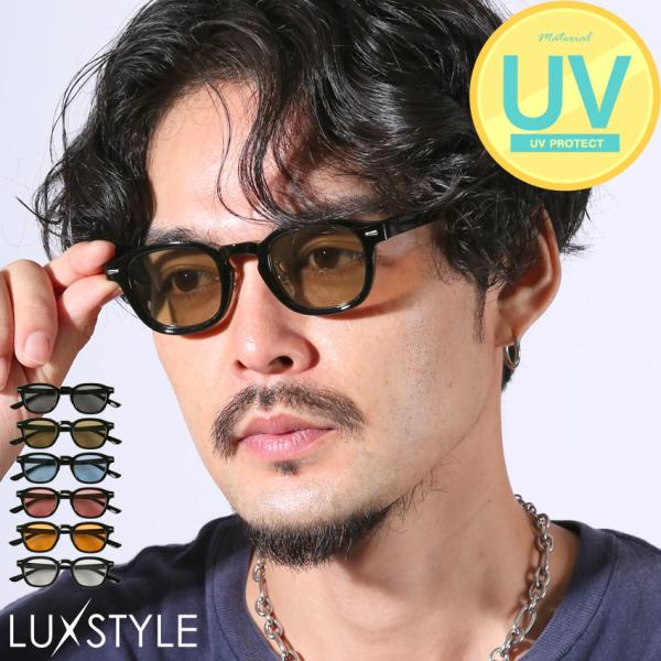 サングラス メンズ レディース ユニセックス UVカット 紫外線カット 紫外線対策 スクエア ウェリ...