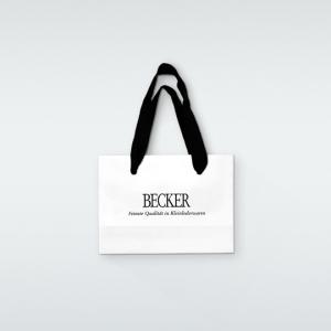BECKER(ベッカー）ショッパー　紙袋 小サイズ｜luxe-becker
