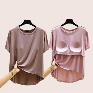 部屋着 半袖Tシャツ ゴムなし アンダーフリー...の詳細画像2