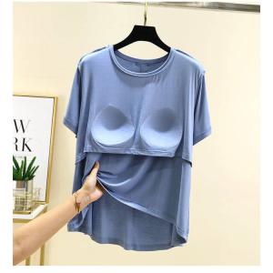 部屋着 半袖Tシャツ ゴムなし アンダーフリー...の詳細画像4