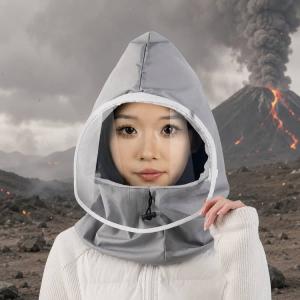 防災 富士山 火山灰ガード頭巾 災害用 冬用 ...の詳細画像2