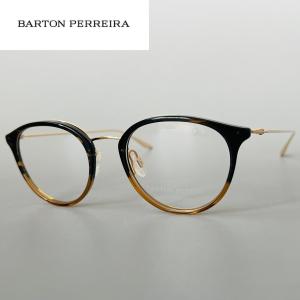満月定価6.6万◆BARTON PERREIRA高級ライン:眼鏡 BARTON PERREIRA バートンペレイラ メガネフレーム GETTY col.BLA