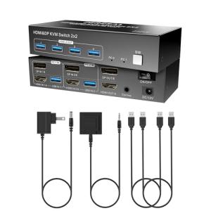 PERESAL デュアルモニタKVMスイッチの高価買取価格