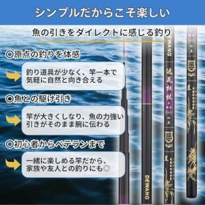 のべ竿 軽量 コンパクト 渓流竿 2本 セット...の詳細画像2
