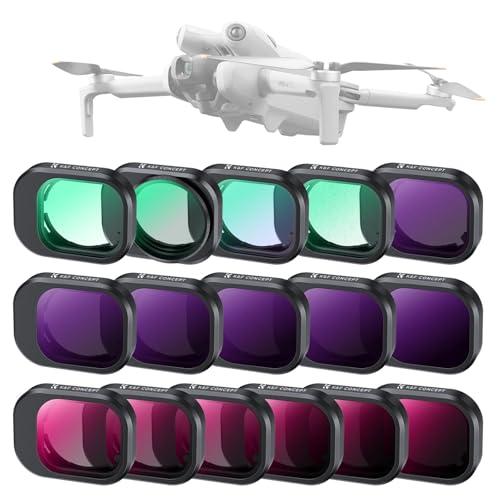 K&amp;F Concept 16枚入り DJI Mini 4 Pro用フィルターセットレンズ保護 NDフ...