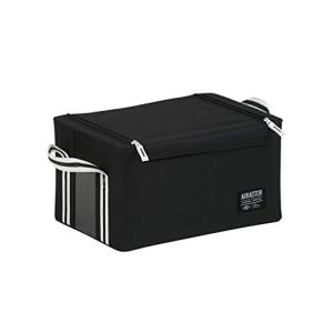 武田コーポレーション  ブラック 35×25×19cm 積み重ねできるストレージボックス Sサイズ E0-