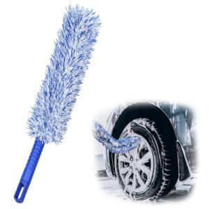 タイヤブラシ ホイールブラシ 長さ40cm 柔らかい タイヤ掃除 ホイールブラシ 洗車 洗車ブラシ 傷つかない バイクや部屋の掃除等も使用可能｜luxspei