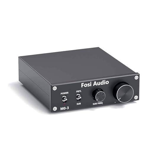 Fosi Audio M03 サブウーファーアンプ 200W TPA3255D2 ミニステレオパワー...