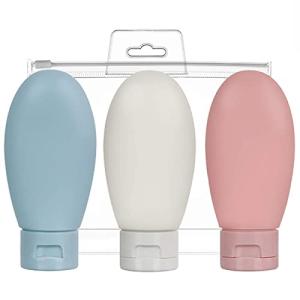 トラベルボトルト シャンプーボトル トラベルセット 3個セット 60ml 小分けボトル 詰め替え容器 携帯便利 漏れ防止 出張