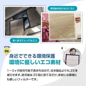 グッドハウス 換気扇フィルター 難燃性混合繊維...の詳細画像5