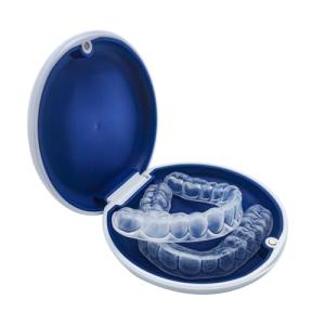 2個 カスタム ナイトガード Dentellea マウスピース 歯ぎしり 柔らかい｜上下対応・透明・薄型 ナイト用 1mm/1.5mm/2mm