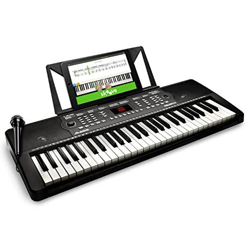 Alesis?電子キーボード?54鍵盤?初心者?スピーカー内蔵?マイク?譜面台?コンパクト Melo...