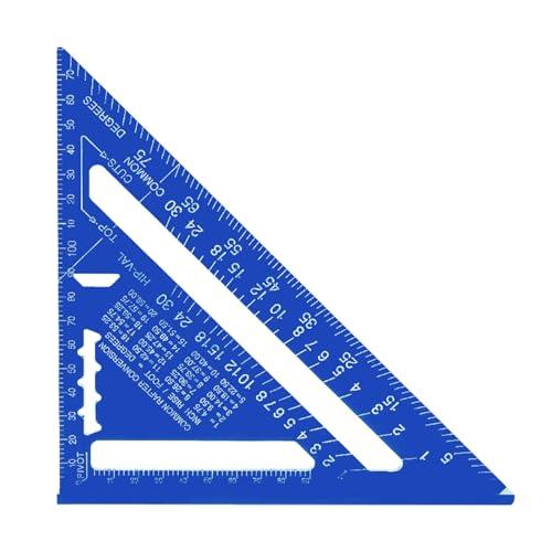 三角定規 木工用 丸鋸定規 直角定規 185mm*185mm 0-90度 丸鋸定規 アルミ合金 両面...