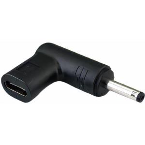 CNCTWOコネクトツー富士通 ARROWS DC外径3.5/内径1.35mmオス → Type-Cメス 100W 高出力 20V 5A PD急