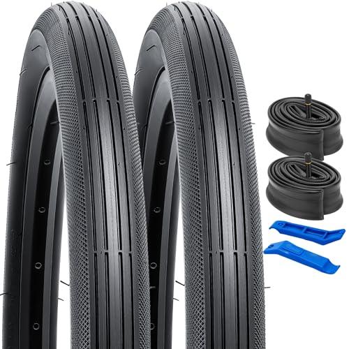 YunSCM 2本セット20 1.95 タイヤ20x1.95 53-406 自転車タイヤ + 20x...