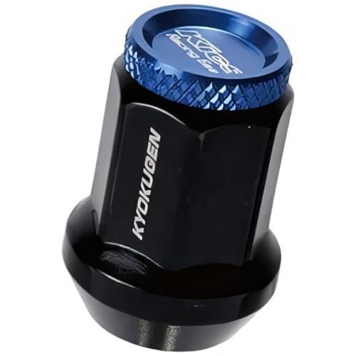 KYO-EI協永産業 極限ナット アルミキャップ付き M12×P1.5 16P ブルー HP16KU