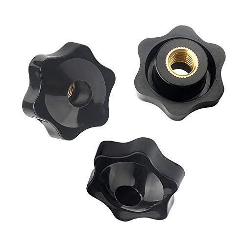 Xiedeai スターノブ ハンドル - M5 M6 M8 M10 プラスチック ヘッド スター ク...