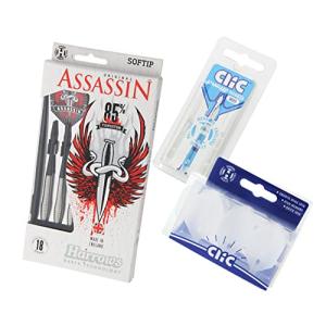 ダーツ 初心者応援セット ASSASSIN 18gR+CLICフライト・シャフト